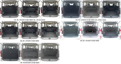 Wuling  LZW6520EVC7EBN Pure electric multi-purpose passenger vehicles