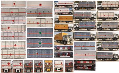 Dali  DLQ5180XRQEQ6 Flammable gas box transport vehicle