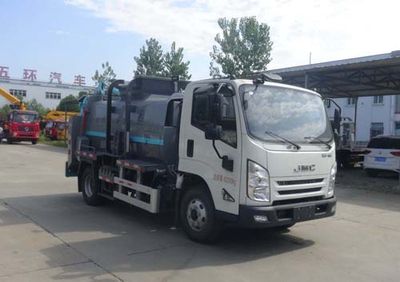 Huatong brand automobiles HCQ5083TCAJX6 Kitchen waste truck