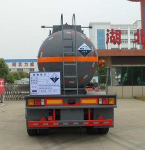 Zhongqi Liwei brand automobiles HLW9403GFW Tank transport semi-trailer for corrosive substances