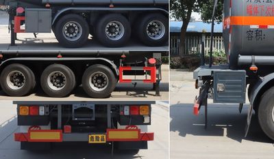 Zhongqi Liwei brand automobiles HLW9406GFWA Tank transport semi-trailer for corrosive substances