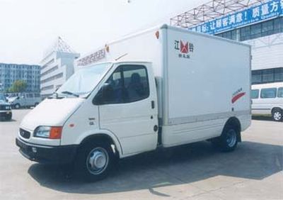 Jiangling Quanshun brand automobiles JX5036XXYDLA2 Box transport vehicle