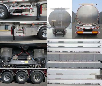 Jining Hongtai brand automobiles NHT9401GRH Lubricating oil tank transport semi-trailer