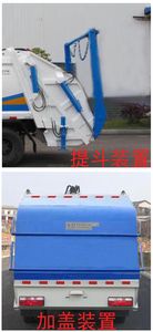 Jiulong  ALA5070ZYSE5 Compressed garbage truck