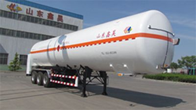 Wanxin Xinhao brand automobilesWXH9400GDYLow temperature liquid transport semi-trailer