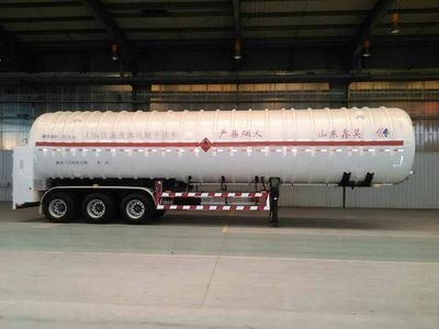 Wanxin Xinhao brand automobiles WXH9400GDY Low temperature liquid transport semi-trailer