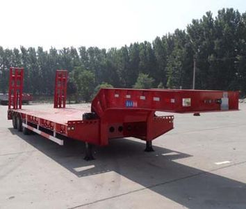 Jinyue LYD9371TDPLow flatbed semi-trailer