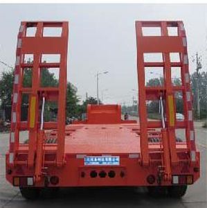 Jinyue  LYD9371TDP Low flatbed semi-trailer