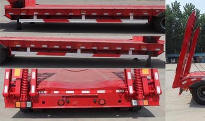 Jinyue  LYD9371TDP Low flatbed semi-trailer