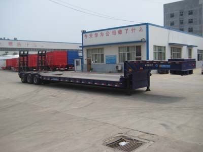 Yangjia  LHL9403TDPA Low flatbed semi-trailer