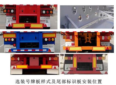 Zhuangyu  ZYC9400XZW Miscellaneous dangerous goods box transport semi-trailer