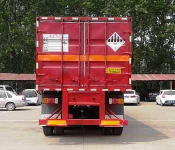 Zhuangyu  ZYC9400XZW Miscellaneous dangerous goods box transport semi-trailer