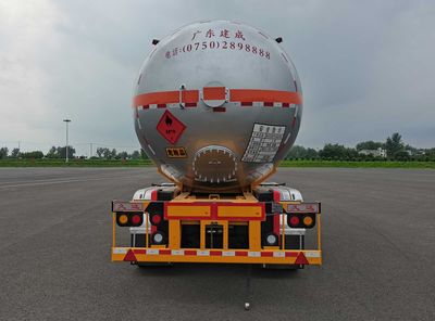 Jiuyuan  KP9406GYQSG Semi trailer for liquefied gas transportation