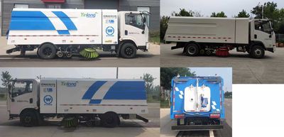 Guangtong Automobile LGQ5081TXSBEV Pure electric cleaning and sweeping vehicle