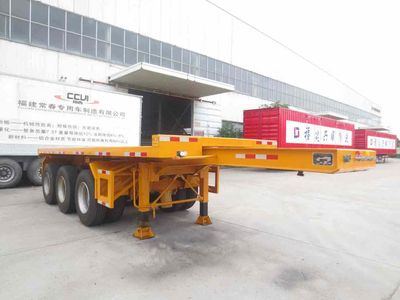 Changchunyu Chuangbai Automobile FCC9402ZZXP Flat dump semi-trailer