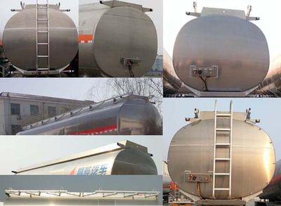 Changhua  HCH9400GRYSY Aluminum alloy flammable liquid tank transport semi-trailer