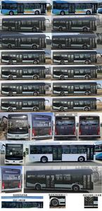 Jinlong  XMQ6106AGBEVL36 Pure electric city buses