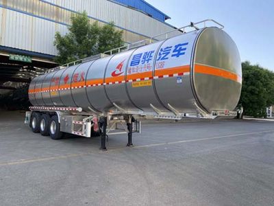 Changhua  HCH9407GRYFF Aluminum alloy flammable liquid tank transport semi-trailer