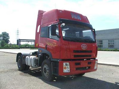 Jiefang Automobile CA4182P22K1HE4 Flat headed diesel semi-trailer tractor