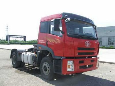 Jiefang Automobile CA4182P22K1HE4 Flat headed diesel semi-trailer tractor