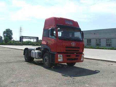 Jiefang Automobile CA4182P22K1HE4 Flat headed diesel semi-trailer tractor