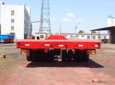 Sanshan  HSB9400TDP Low flatbed semi-trailer