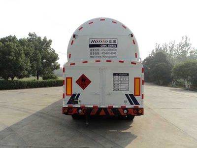 Hongtu  HT9400GDYF1 Low temperature liquid transport semi-trailer