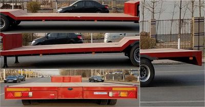 Zhongyan Automobile BSZ9230TDP Low flatbed semi-trailer