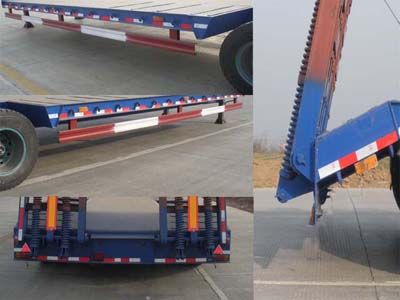 Collier  HZY9351TDP Low flatbed semi-trailer