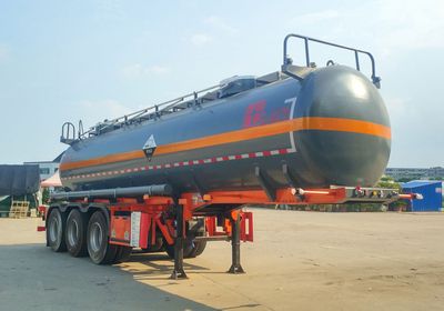 Dongju  LDW9406GFW Tank transport semi-trailer for corrosive substances