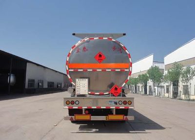 Zhengkang Hongtai brand automobiles HHT9404GYYA Aluminum alloy oil transport semi-trailer