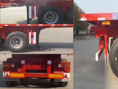 Huasheng Shunxiang  LHS9404ZZXP Flat dump semi-trailer