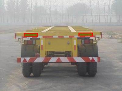 Taicheng  LHT9350TJZ Container transport semi-trailer