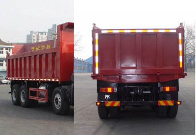 Jiefang Automobile CA3310P2K2L4T4NE5A80 Flat head liquefied natural gas dump truck