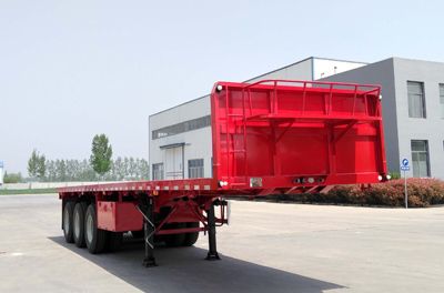 Xinwanrong brand automobiles CWR9401TPB Flat transport semi-trailer