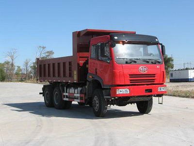 Jiefang Automobile CA3252P2K24TE1 Flat head diesel dump truck