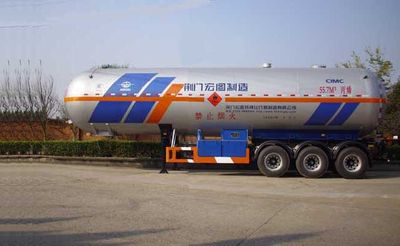 Hongtu  HT9407GYQ1A Semi trailer for liquefied gas transportation