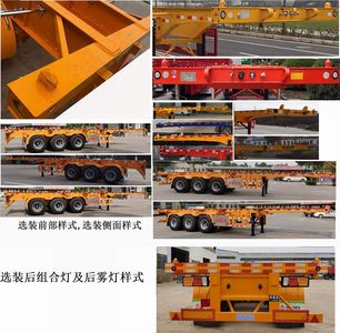 Juyun  LYZ9405TJZ Container transport semi-trailer