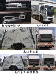 Fulongma  FLM5250ZYSDF6NG Compressed garbage truck