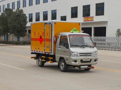 Jiangte brand automobiles JDF5031XRYBJ Flammable liquid box transport vehicle