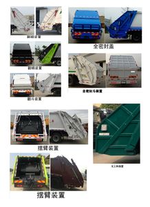 Fengba  STD5182ZYSGF6NG Compressed garbage truck