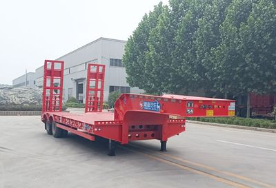 Yangjia  LHL9252TDP Low flatbed semi-trailer