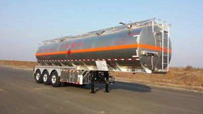 Yongqiang  YQ9401GRYCT2 Aluminum alloy flammable liquid tank transport semi-trailer