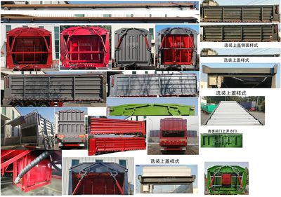 Tuqiang  TQP9403ZLS Bulk grain transportation semi-trailer