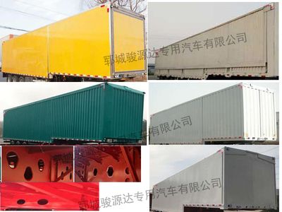 Yunteng  HJM9401XYK Wing opening box semi-trailer