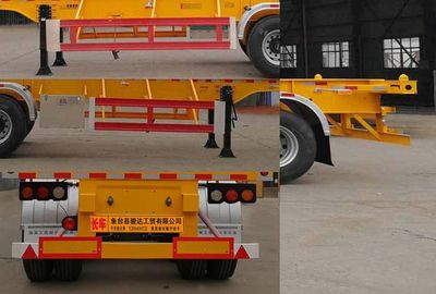 Zhongyu Junda  YJD9400TJZ Container transport semi-trailer