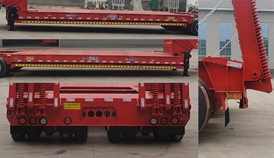 AVIC Hongsheng Automobile HSY9401TDPXZ Low flatbed semi-trailer