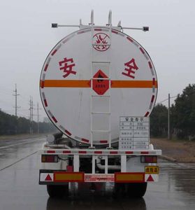 Kaile  AKL9406GRYA Aluminum alloy flammable liquid tank transport semi-trailer