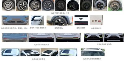 Nezha  THZ6460BEVS37C Pure electric multi-purpose passenger vehicles