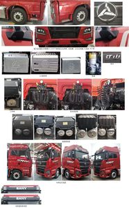 Sany  HQC42513S1W11F Dangerous goods towing vehicles